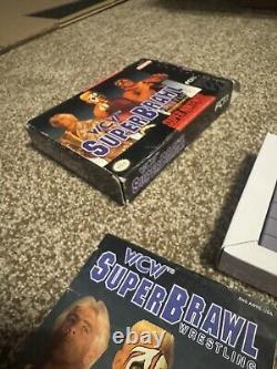 WCW Super Brawl Wrestling Super Nintendo SNES CIB