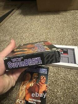 WCW Super Brawl Wrestling Super Nintendo SNES CIB