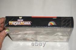 WWF Super WrestleMania (Super Nintendo SNES) NEW in Box Factory Sealed