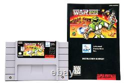 War 2410 Super Nintendo Snes Game (Advanced Productions Inc, 1995) Cart & Manual