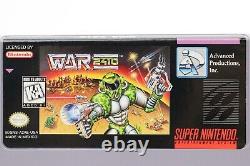 War 2410 Super Nintendo Snes Game (Advanced Productions Inc, 1995) Cart & Manual