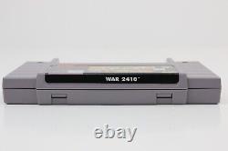 War 2410 Super Nintendo Snes Game (Advanced Productions Inc, 1995) Cart & Manual