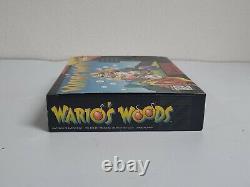 Wario's Woods Super Nintendo Super NES Game with Poster, Box & Manual Complete
