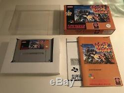 Wild Guns Complete Super Nintendo Snes EUR Good Condition