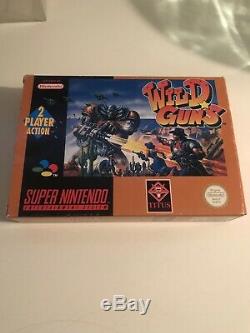 Wild Guns Complete Super Nintendo Snes EUR Good Condition