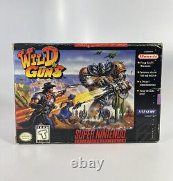 Wild Guns Super Nintendo Entertainment System SNES AUTHENTIC CARTRIDGE