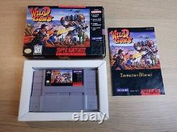 Wild Guns (Super Nintendo SNES) Authentic & Complete in Box CIB