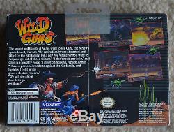 Wild Guns Super Nintendo SNES New Sealed Authentic Collector Grail