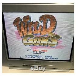 Wild Guns, snes, 100% Authentic (Super Nintendo, 1995) SNES, Rare 1990's 0120