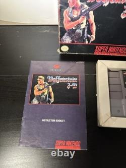 Wolfenstein 3D Super Nintendo SNES Complete In Box Manual and Game Cartridge CIB
