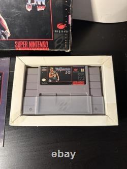 Wolfenstein 3D Super Nintendo SNES Complete In Box Manual and Game Cartridge CIB