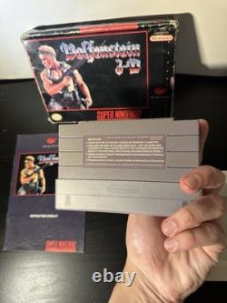 Wolfenstein 3D Super Nintendo SNES Complete In Box Manual and Game Cartridge CIB