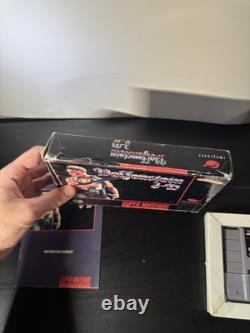 Wolfenstein 3D Super Nintendo SNES Complete In Box Manual and Game Cartridge CIB