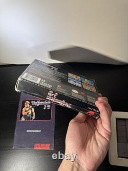 Wolfenstein 3D Super Nintendo SNES Complete In Box Manual and Game Cartridge CIB