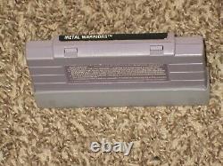 Works Great! Metal Warriors 100% Authentic Super Nintendo SNES REAL DEAL RARE