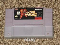 Works Great! Metal Warriors 100% Authentic Super Nintendo SNES REAL DEAL RARE