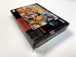 World Heroes 2 SNES Super Nintendo Complete in Box CIB