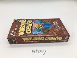 Wrecking Crew 98 Nintendo Super Famicom SNES Japan Video Games Authentic
