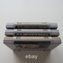 X3 Brazil Gradiente Playtronic Super Nintendo SNES Soccer Games Super Copa ISSS