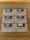 X6 Super Mario World + Super Mario All Stars Super Nintendo Snes Game Lot