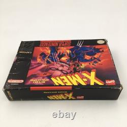 X-Men Mutant Apocalypse Super Nintendo SNES Complete in Box CIB