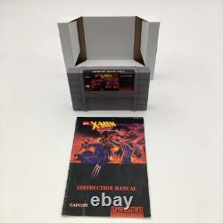 X-Men Mutant Apocalypse Super Nintendo SNES Complete in Box CIB