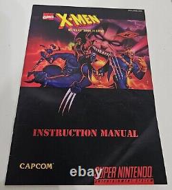 X-Men Mutant Apocalypse Super Nintendo Snes Authentic Complete CIB