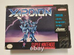 Xardion (Super Nintendo, SNES) CIB