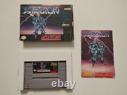 Xardion (Super Nintendo, SNES) CIB