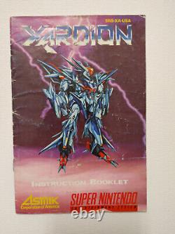 Xardion (Super Nintendo, SNES) CIB