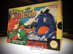 YOSHIS ISLAND SUPER NINTENDO snes FAH CIB