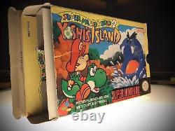 YOSHIS ISLAND SUPER NINTENDO snes FAH CIB