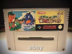 YOSHIS ISLAND SUPER NINTENDO snes FAH CIB