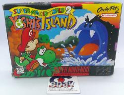 Yoshi's Island Super Mario World 2 (Super Nintendo, 1995) SNES