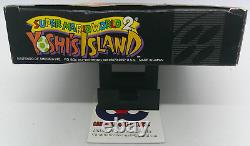 Yoshi's Island Super Mario World 2 (Super Nintendo, 1995) SNES