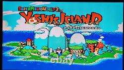 Yoshi's Island Super Mario World 2 (Super Nintendo, 1995) SNES