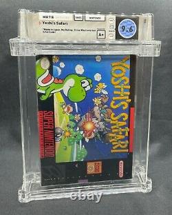 Yoshi's Safari SNES Super Nintendo Factory Sealed! WATA Graded 9.6/A+