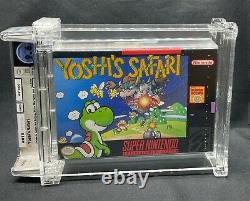 Yoshi's Safari SNES Super Nintendo Factory Sealed! WATA Graded 9.6/A+