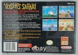 Yoshi's Safari Super Nintendo SNES New Factory Sealed
