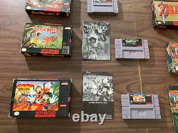 Zelda A Link to the Past+Mickey Mania+SF II+Goof Troop + (Super Nintendo, SNES)