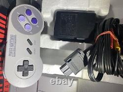 Zelda SNES Control Set Super Nintendo Console Bundle CIB Complete With Inserts