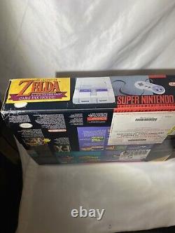 Zelda SNES Control Set Super Nintendo Console Bundle CIB Complete With Inserts