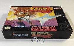Zero the Kamikaze Squirrel (Super Nintendo) Snes CIB 100% Complete Very Rare