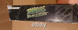 Zombies Ate My Neighbors RARE Super Nintendo SNES 100% COMPLETE Reg TESTED CIB