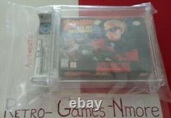 Zombies Ate My Neighbors Super Nintendo AUTHENTIC SNES WATA Graded RARE VARIANT