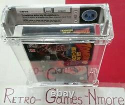 Zombies Ate My Neighbors Super Nintendo AUTHENTIC SNES WATA Graded RARE VARIANT