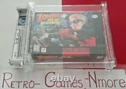 Zombies Ate My Neighbors Super Nintendo AUTHENTIC SNES WATA Graded RARE VARIANT