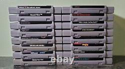 (16) Lot de jeux Super Nintendo SNES #4