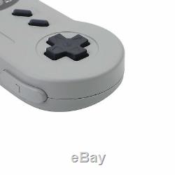 2 New Super Nintendo Snes Console Système Contrôleur 16 Bits 6ft Retro Control Pad