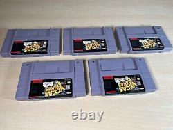 5 Nouveaux jeux Vegas Stakes Super Nintendo SNES dans leur boîte